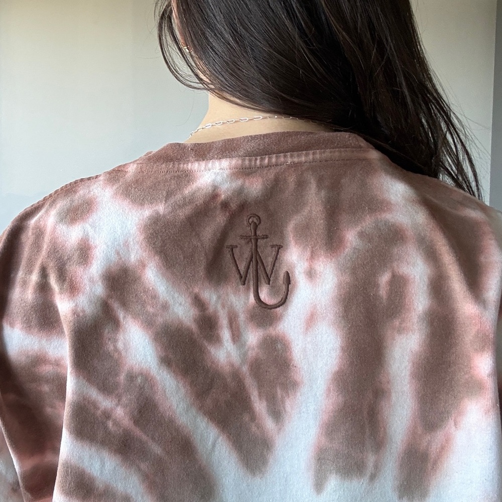 JW ANDERSON Brown and White Cat Print T-Shirt - Picture 3 of 4